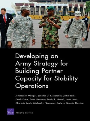 cover image of Developing an Army Strategy for Building Partner Capacity for Stability Operations